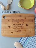 "Only thing better with hearts" design Chopping Board