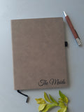 Personalised Notebook ''Buckskin''