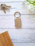 ''No1 Dad'' Chrome Keyring