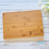 "Corner 2 Flowers" design Chopping Board