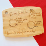 Santa Snack Tray Design 1