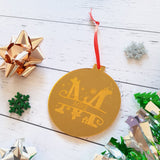 Personalised Bauble "Christmas Letter" design