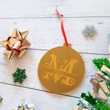 Personalised Bauble "Christmas Letter" design