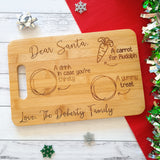 Santa Snack tray for Christmas eve