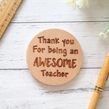 Thank you for being an awesome teacher