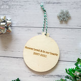 Personalised Bauble "Paw" design