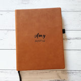 Personalised Notebook ''Chestnut''