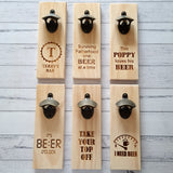 Bottle Opener Wall Mount