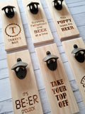 Bottle Opener Wall Mount