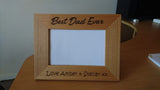 Personalised Alder Photo Frame