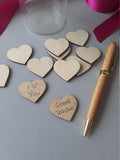 Valentine's Day Wooden Hearts Jar