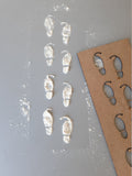 Elf Feet stencil