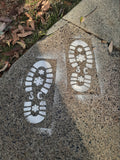 Elf Feet stencil