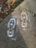 Santa Boot Stencil