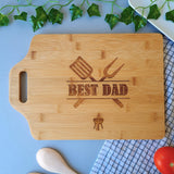 Best Dad BBQ chopping board BBQ master