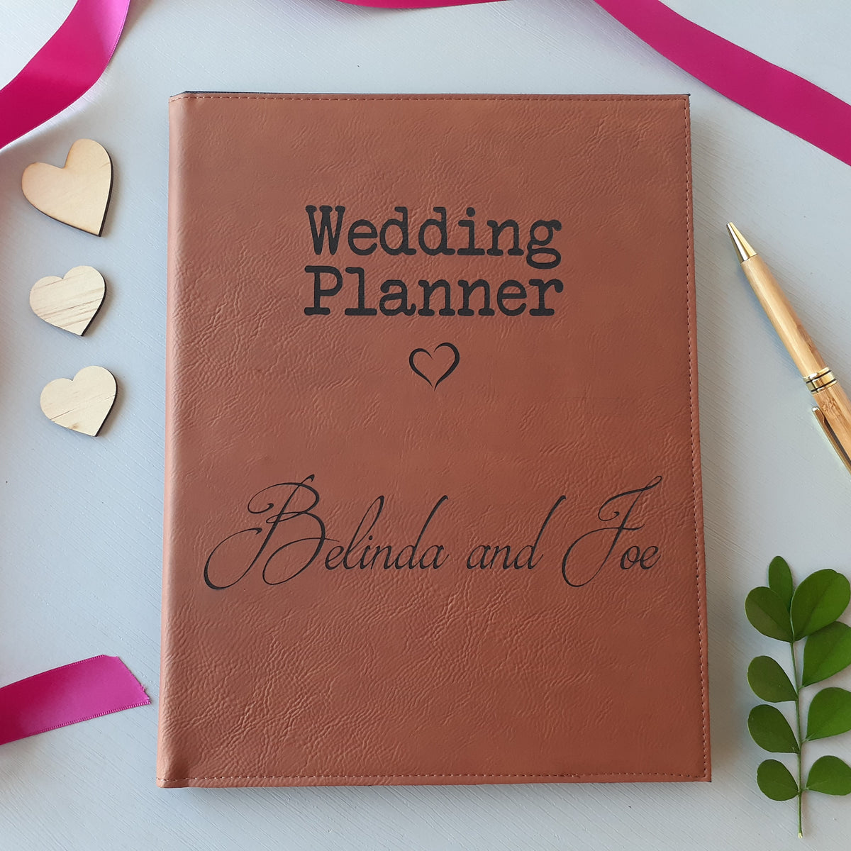 Personalised Wedding Planner – Engraved Gifts Studio
