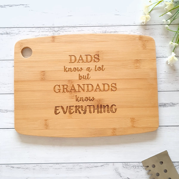 Pop Pop's Kitchen, Made with Love. Personalized Cutting Board for Father's  Day