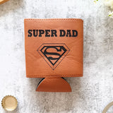 Super Dad super man stubby holder father's day