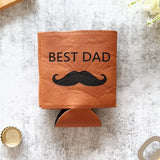 Best Dad moustache Stubby Holder