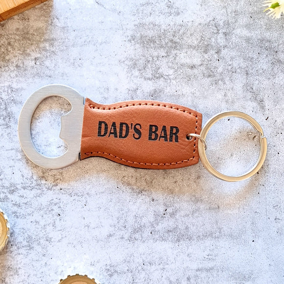 Dad's Bar Bottle Opener Engraved