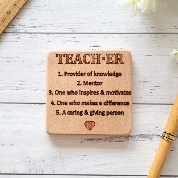 Teacher definition gift