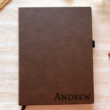 Personalised Notebook ''Brown''