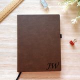 Personalised Notebook ''Brown''