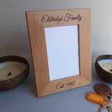 Personalised Photo Frame wedding gift idea