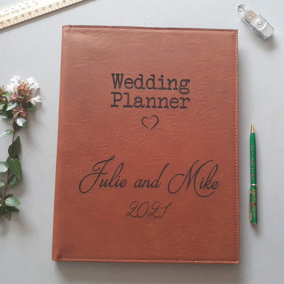 wedding planner personalised