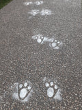 Easter Bunny foot print