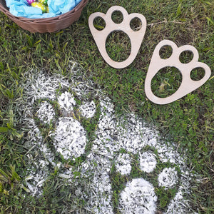 Easter Bunny foot print