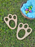 Easter Bunny foot print