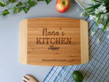 "Mum's Kitchen leaf design" Chopping Board